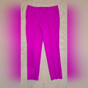 Fuchsia Slim Dress Pants for Women